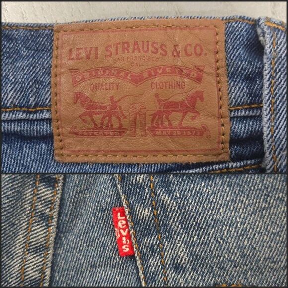 Levi's Rolled Up Short Jeans(A058)-Size 24 for Women - Picture 4 of 8